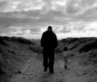 father-daughter-walking-lonepath
