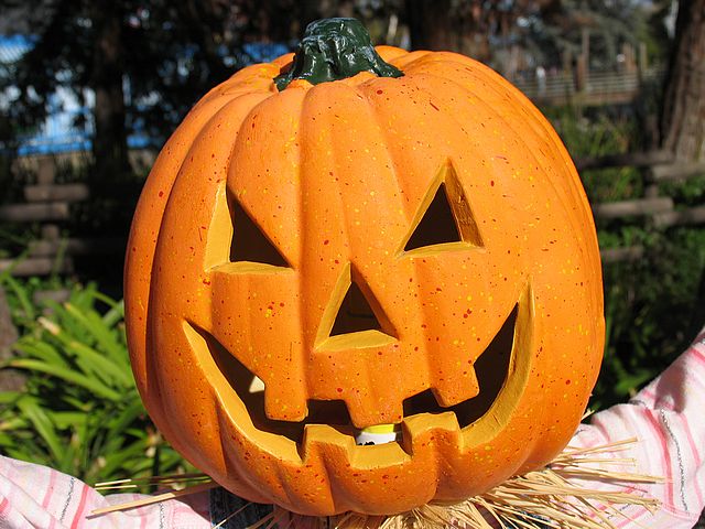 pumpkin Halloween face